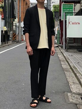 「penta（ペンタ）のアイテム」を使った、nano・universe men's staffさん（メンズ・173cm）の夏コーディネート