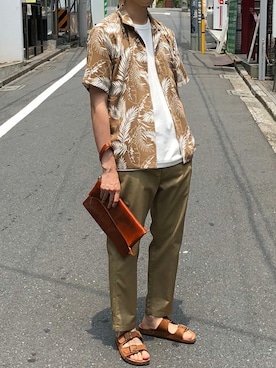 「penta（ペンタ）のアイテム」を使った、nano・universe men's staffさん（メンズ・173cm）の夏コーディネート