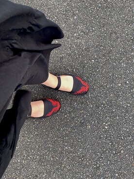 「カンフーシューズ」｜美月さん（レディース・158cm）の秋コーディネート