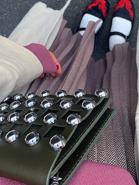 「UNITED TOKYO（ユナイテッドトウキョウ）のボリュームスリーブニット（ニット/セーター）」を使った、美月さん（レディース・158cm）の冬コーディネート