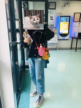 「アイテム（グラス/マグカップ/タンブラー）」を使った、璟彦余さん（レディース・157cm）の夏コーディネート
