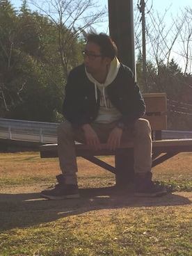 Yuta Yasuiさん（メンズ・180cm）の冬コーディネート