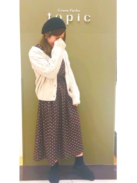 Yamamoto Sakiさん(レディース・157cm)の秋コーディネート