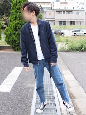 「CONVERSE（コンバース）のconverse コンバース ALL STAR HI オールスター ハイ 3206 BLACK(US)（スニーカー）」を使った、バネさん（メンズ・165cm・10代）の秋コーディネート
