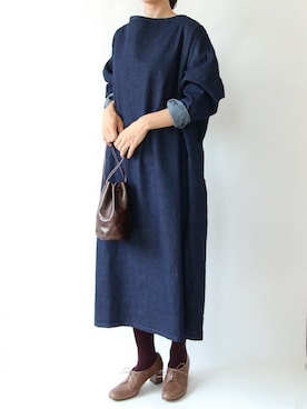 「Yarmo（ヤーモ）のアイテム」を使った、ZUTTOさん（レディース・158cm）の秋コーディネート