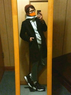 「ダニエルウェリントン」｜「アイテム（ニットキャップ/ビーニー）」を使った、hiroakiさん（メンズ・174cm）の秋コーディネート