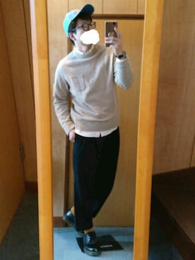「ダニエルウェリントン」｜「アイテム（キャップ）」を使った、hiroakiさん（メンズ・174cm）の秋コーディネート