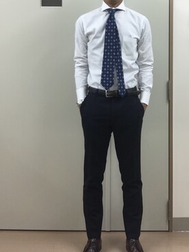 「アイテム（フォーマルスーツ/小物）」を使った、RTさん（メンズ・177cm）の夏コーディネート