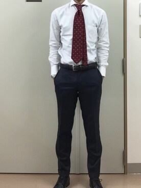 「アイテム（フォーマルスーツ/小物）」を使った、RTさん（メンズ・177cm）の夏コーディネート