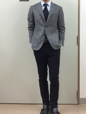 「MEERMIN（メルミン）のアイテム」を使った、RTさん（メンズ・177cm）の冬コーディネート