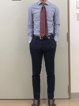 「アイテム（フォーマルスーツ/小物）」を使った、RTさん（メンズ・177cm）の夏コーディネート