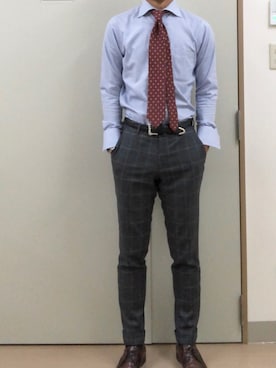 「アイテム（フォーマルスーツ/小物）」を使った、RTさん（メンズ・177cm）の夏コーディネート