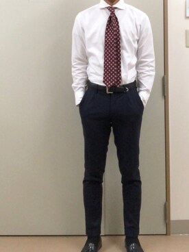 「アイテム（フォーマルスーツ/小物）」を使った、RTさん（メンズ・177cm）の夏コーディネート