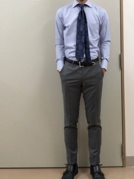 「アイテム（フォーマルスーツ/小物）」を使った、RTさん（メンズ・177cm）の夏コーディネート