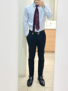 「MEERMIN（メルミン）のアイテム」を使った、RTさん（メンズ・177cm）の秋コーディネート