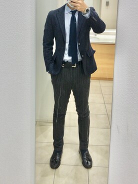 「Giab's（ジャブス）のアイテム」を使った、RTさん（メンズ・177cm）の冬コーディネート