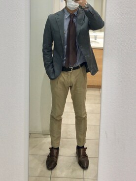 「SIVIGLIA（シビリア）のアイテム」を使った、RTさん（メンズ・177cm）の春コーディネート