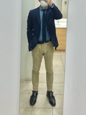 「SIVIGLIA（シビリア）のアイテム」を使った、RTさん（メンズ・177cm）の春コーディネート