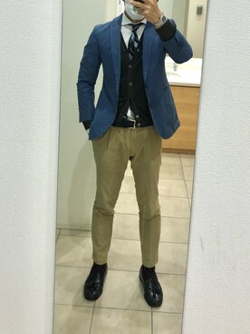 「SIVIGLIA（シビリア）のアイテム」を使った、RTさん（メンズ・177cm）の秋コーディネート