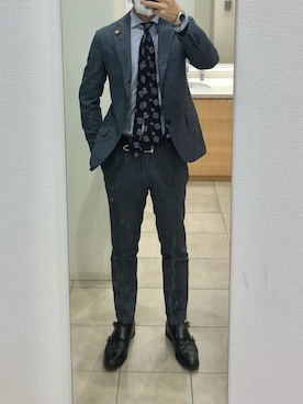 「JOHN COMFORT（ジョンコンフォート）のアイテム」を使った、RTさん（メンズ・177cm）の冬コーディネート