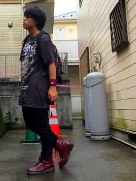 「Champion（チャンピオン）のアイテム（アクセサリー）」を使った、ゆーやさん（メンズ・175cm）の夏コーディネート
