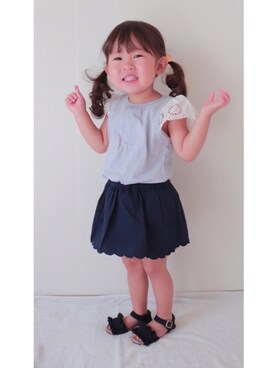 m a  .さん（キッズ・90cm）の夏コーディネート