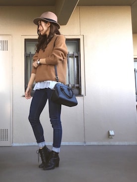 ずんさん（レディース・160cm）の冬コーディネート