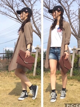 Index インデックス のシャツワンピースを使った人気ファッションコーディネート Wear