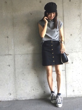 「Clelia（クレリア）のアイテム」を使った、ずんさん（レディース・161cm）の夏コーディネート