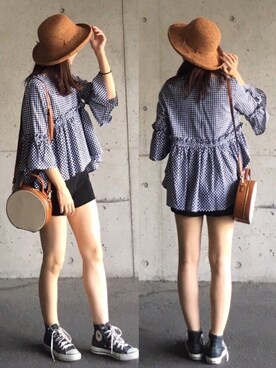 ずんさん（レディース・161cm）の夏コーディネート