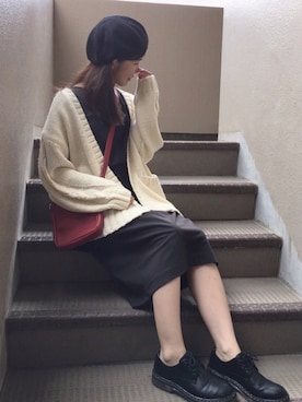 「index（インデックス）のアイテム（帽子）」を使った、ずんさん（レディース・161cm）の秋コーディネート