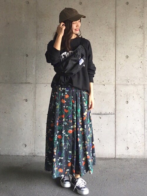 ずんさんのスカートを使ったコーディネート Zozotown