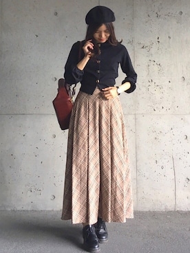 ずんさん（レディース・161cm）の秋コーディネート