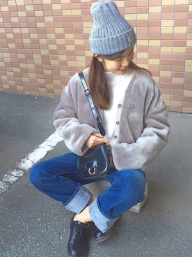 ずんさん（レディース・161cm）の冬コーディネート