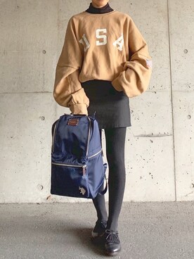 ずんさん（レディース・161cm）の冬コーディネート