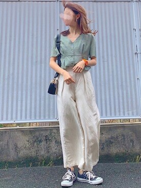 ずんさん（レディース・160cm）の夏コーディネート
