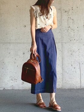 ずんさん（レディース・161cm）の夏コーディネート