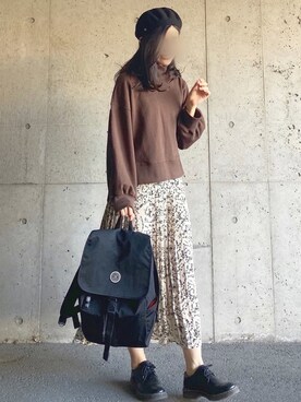 「ハイネックトップス」｜ずんさん（レディース・161cm）の秋コーディネート