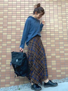 「AZUL ENCANTO」｜ずんさん（レディース・161cm）の冬コーディネート