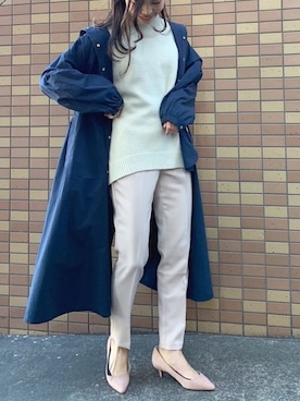 「AZUL ENCANTO（アズールエンカント）のアイテム（ジャケット/アウター）」を使った、ずんさん（レディース・161cm）の冬コーディネート