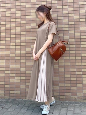 「Bou Jeloud」｜「アイテム（ワンピース/ドレス）」を使った、ずんさん（レディース・161cm）の春コーディネート