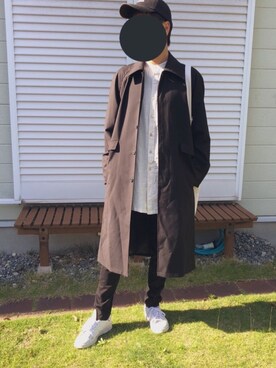 「CASPER JOHN（キャスパージョン）のアイテム（その他アウター）」を使った、HANAVIさん（メンズ・175cm）の春コーディネート