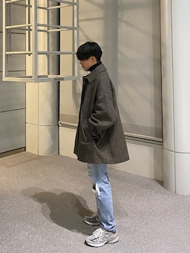 「WEEKDAY（ウィークデイ）のアイテム（ジャケット/アウター）」を使った、Ryota Okuboさん（メンズ・171cm）の秋コーディネート