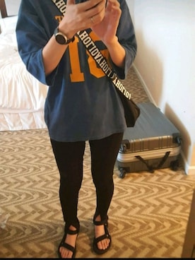 「STAMMBAUM（シュタンバーム）のアイテム」を使った、Tomさん（レディース・163cm）の夏コーディネート