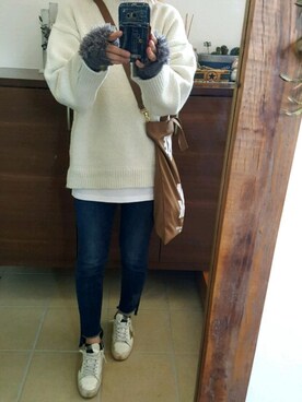 Tomさん（レディース・163cm）の冬コーディネート