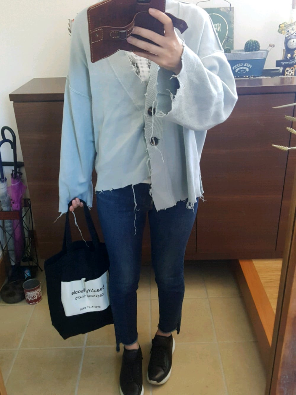 Ameri（アメリ）の「SKINNY DENIM WITH BANDANA（デニムパンツ）」 - WEAR 