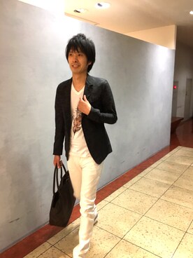 まつしまさん（メンズ・178cm）の春コーディネート