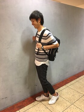 まつしまさん（メンズ・178cm）の夏コーディネート