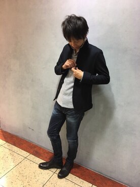 まつしまさん(メンズ・178cm)の秋コーディネート