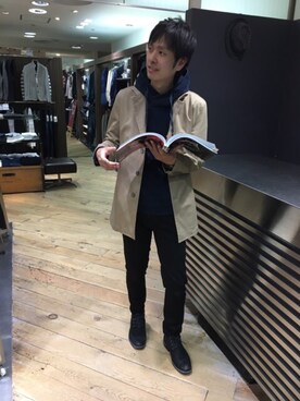 まつしまさん（メンズ・178cm）の冬コーディネート